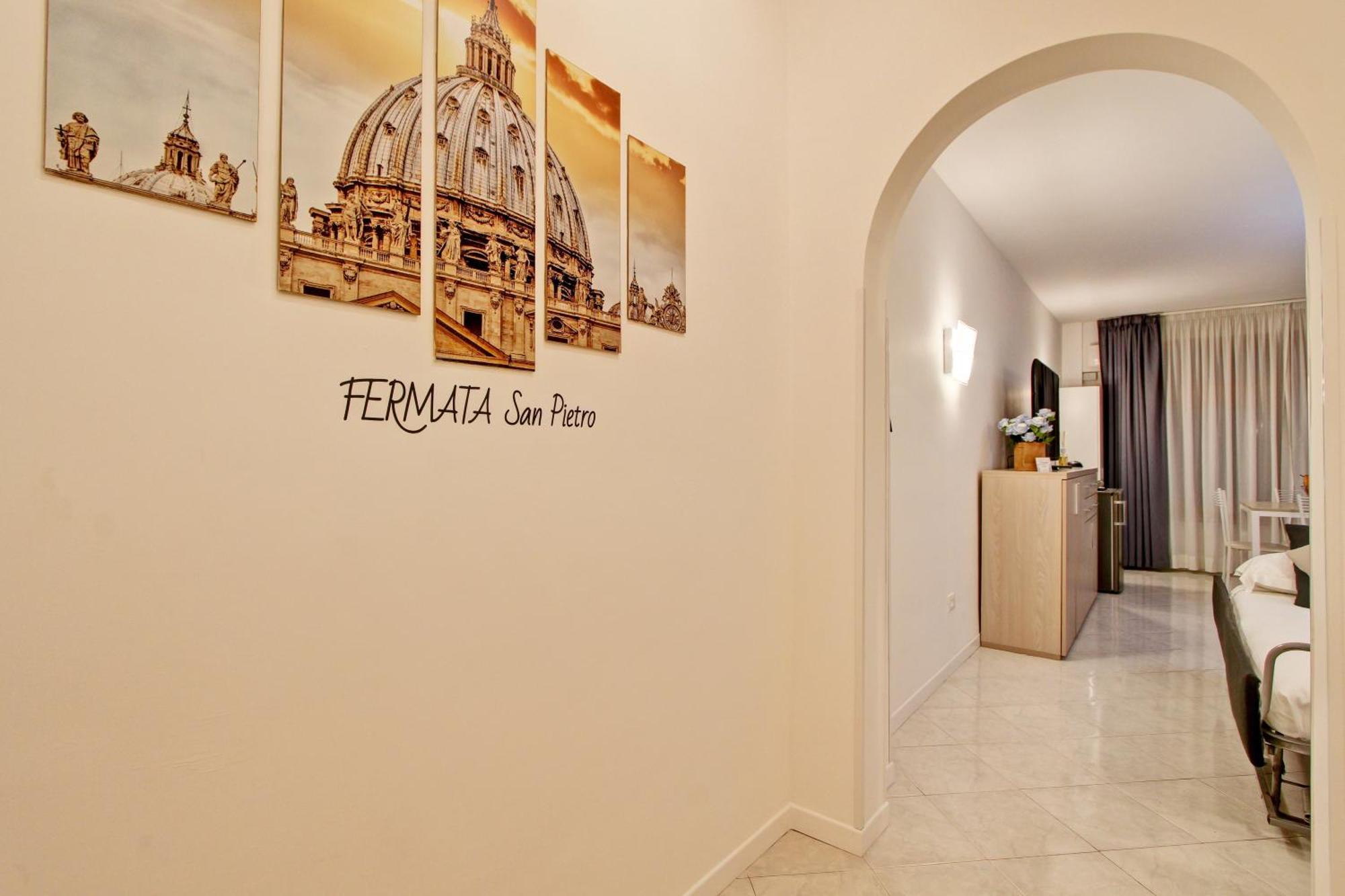 Fermata San Pietro - Appartamento Con Parcheggio ローマ エクステリア 写真